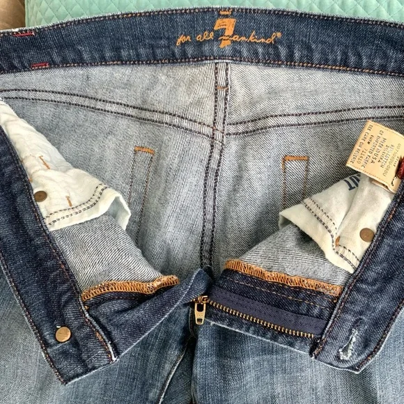 7 For All Mankind Low Rise Original Bootcut
Jeans Women's 28 - Picture 12 of 13